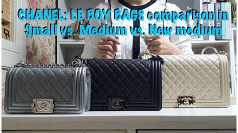 chanel boy bag medium versus new medium|Chanel boy new medium price.